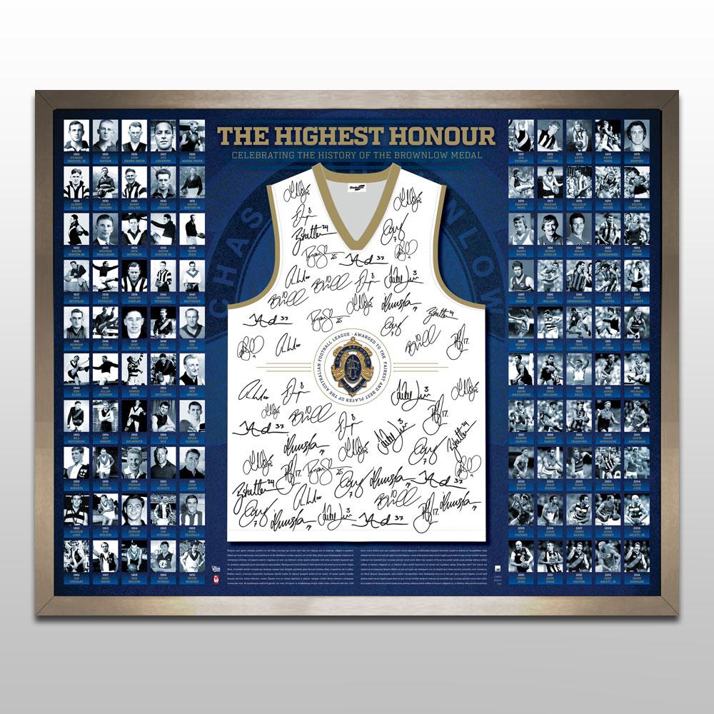 AFL – The Highest Honour – Signed & Framed Limited Ed...