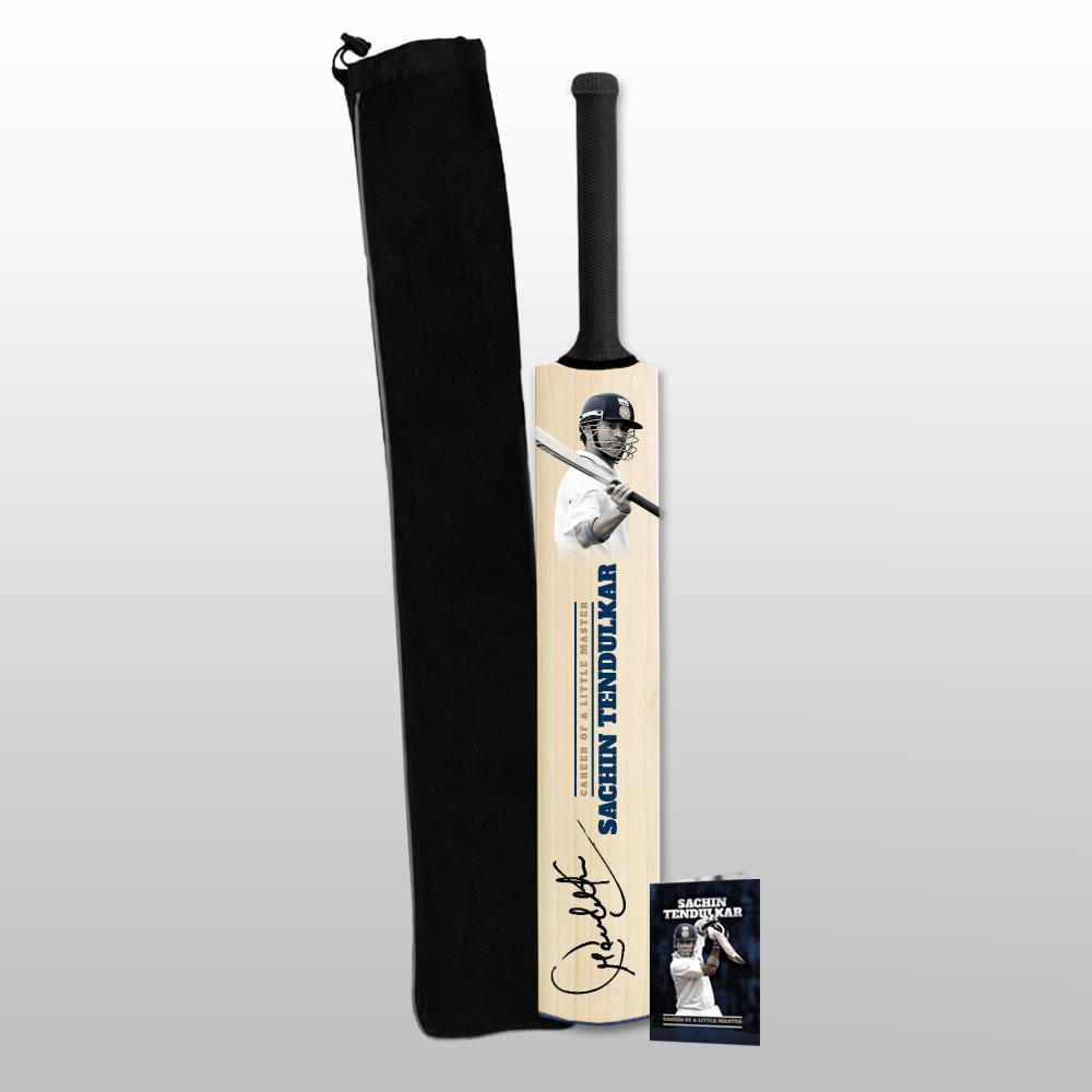 Sachin Tendulkar – Commemorative Facsimile Signed Mini Bat