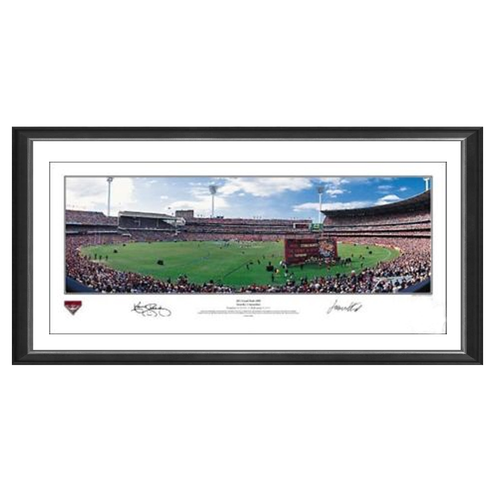 Essendon Bombers – James Hird and Kevin Sheedy Signed 2000 Premi...