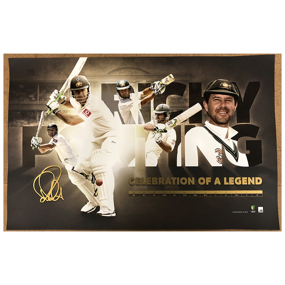 Ricky Ponting – Celebration of a Legend Limited Edition Unframed...