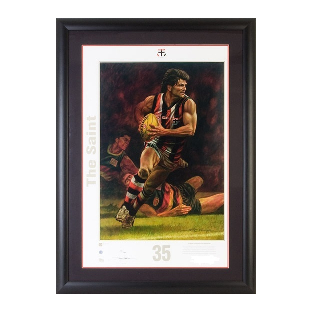 St Kilda Saints – Robert Harvey Jamie Cooper Print