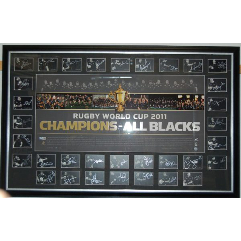 Rugby Union – New Zealand All Blacks – 2011 World Cup Team...