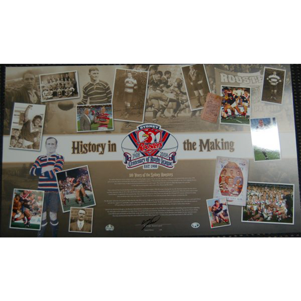 NRL – Sydney Roosters – History In The Making Limited Edit...