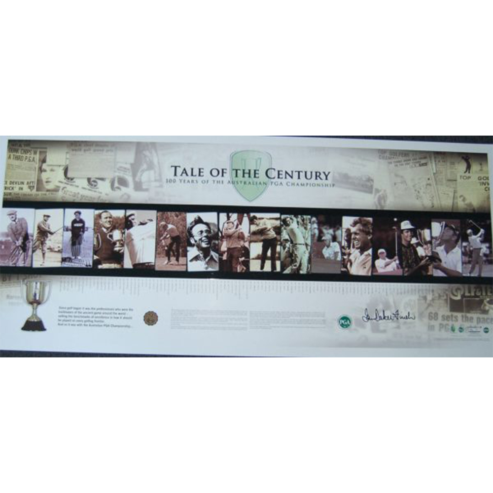 Golf – Ian Baker Finch Signed & Framed ‘Tale Of The Ce...