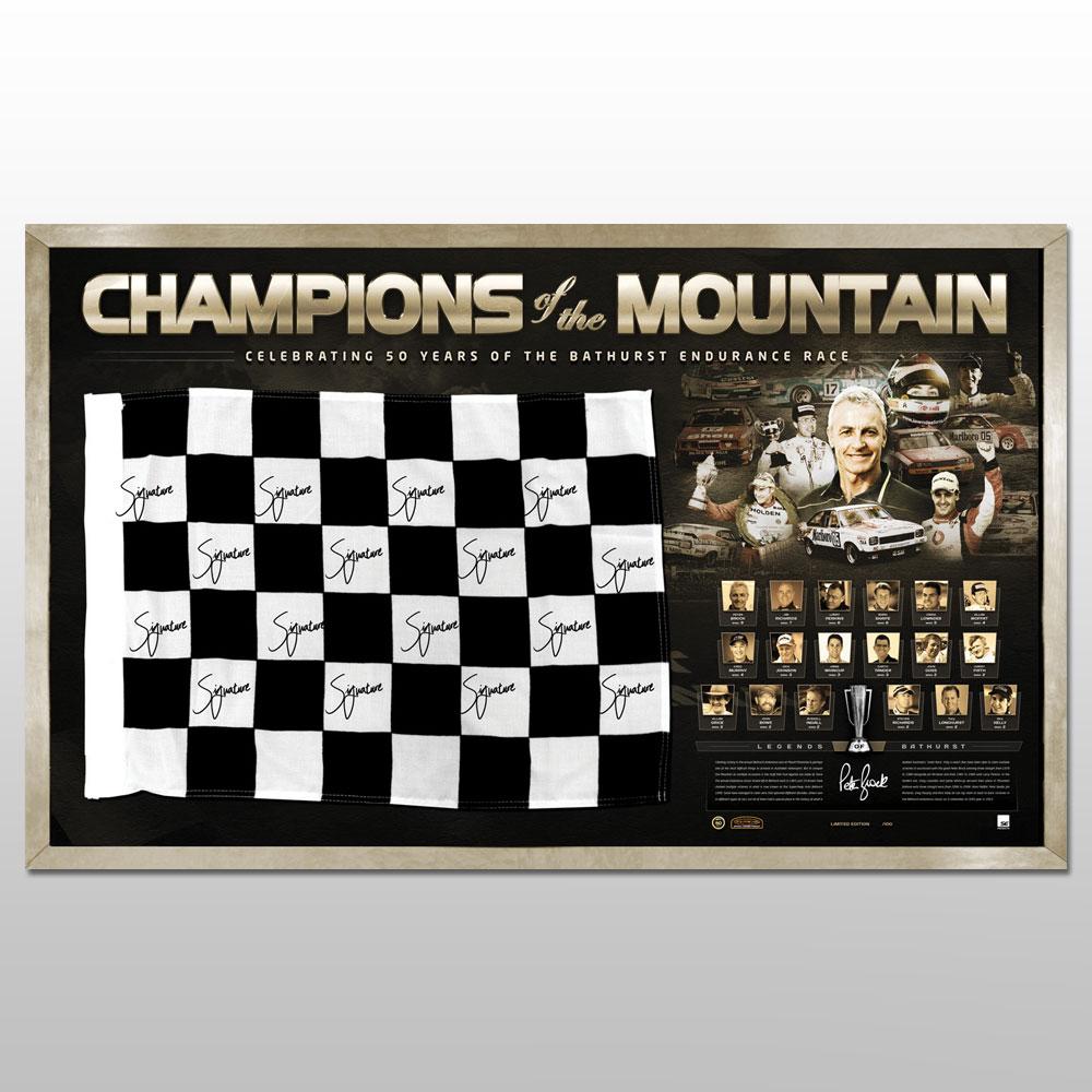 V8 Supercars – Bathurst Signed and Framed Flag