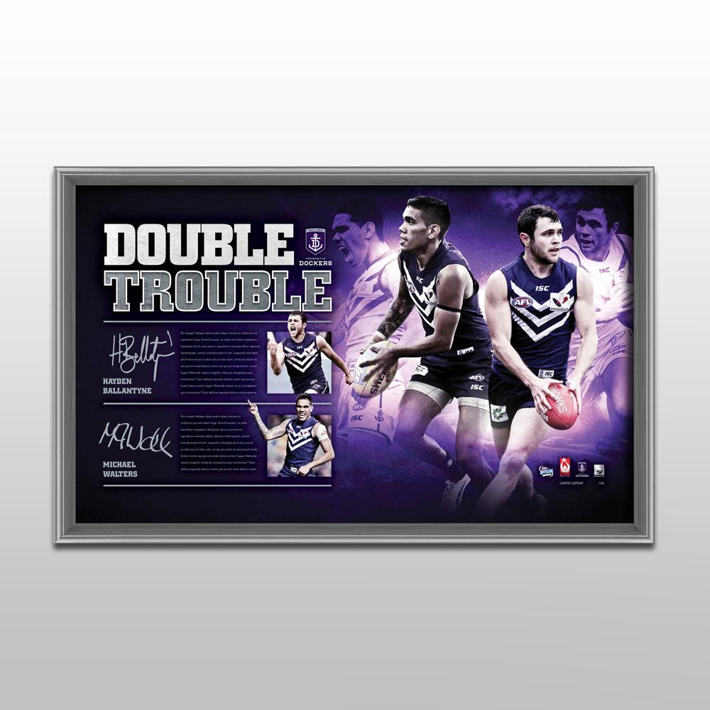 Fremantle Dockers – Hayden Ballantyne & Michael Walters Sig...