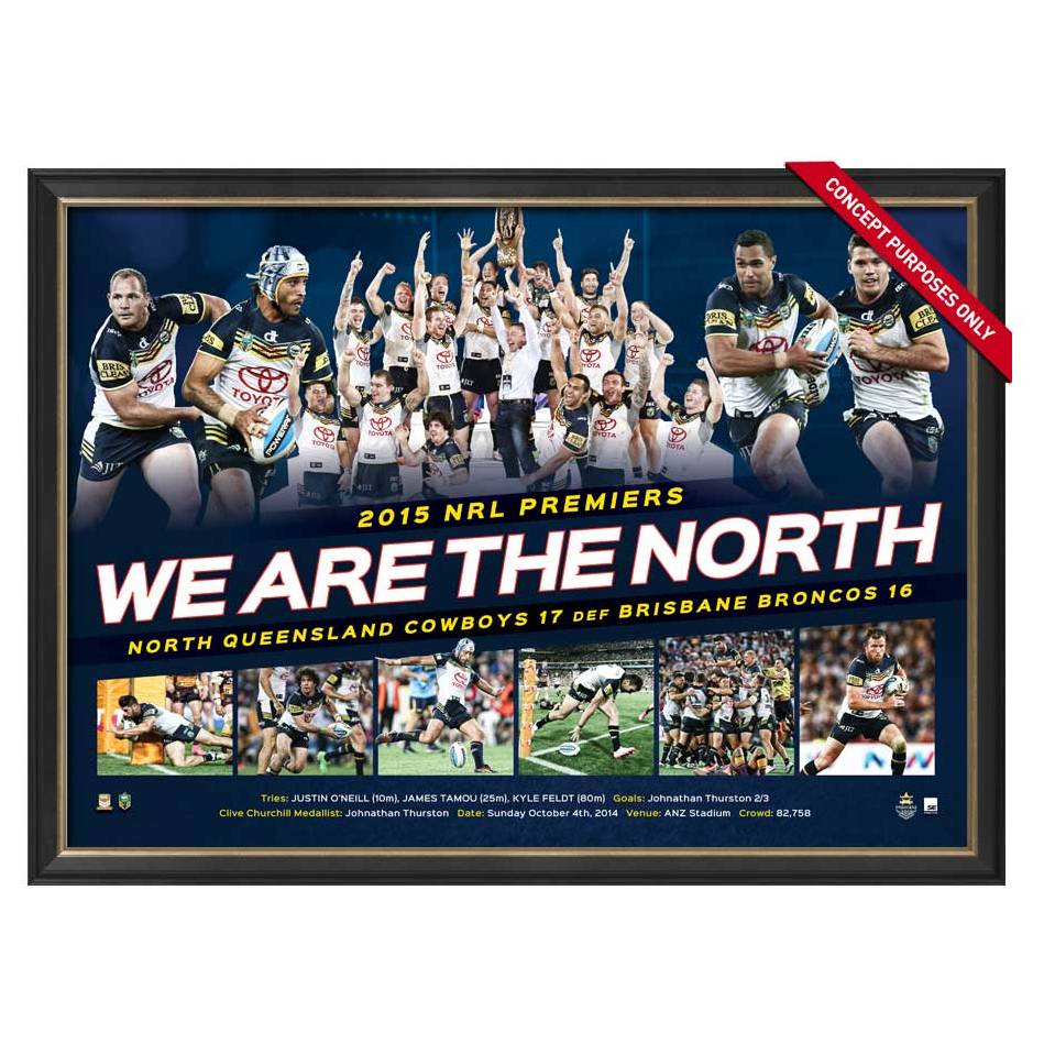 2015 NRL Premiers – North Queensland Cowboys 2015 Premiers Frame...