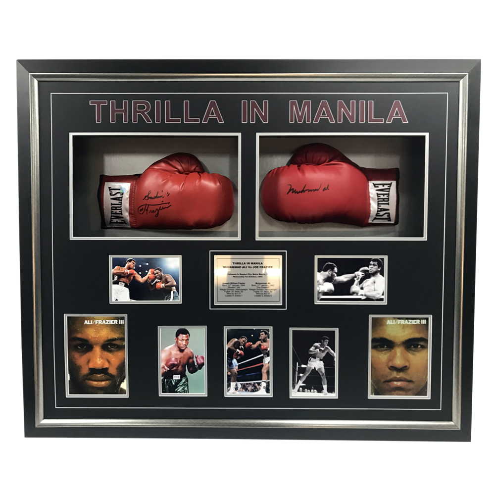 Muhammad Ali v Joe Frazier – Thrilla in Manilla Head 2 Head Sign...