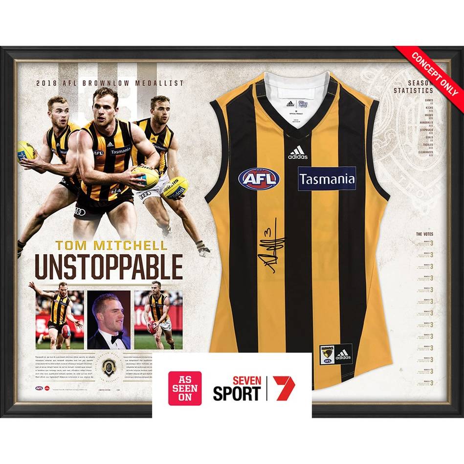 Hawthorn Hawks – Tom Mitchell 2018 Brownlow Medallist “Uns...