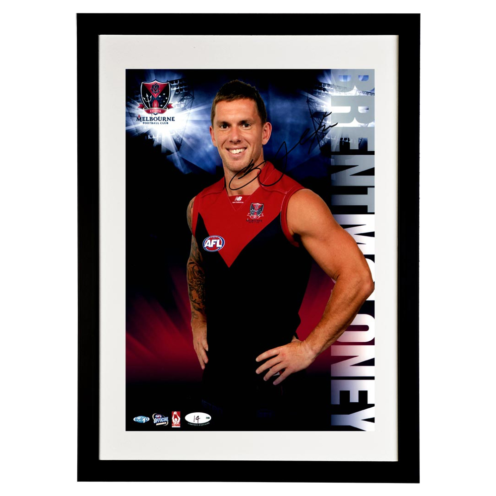 Melbourne Demons – Signed and Framed Hero Shot – Brent Mol...