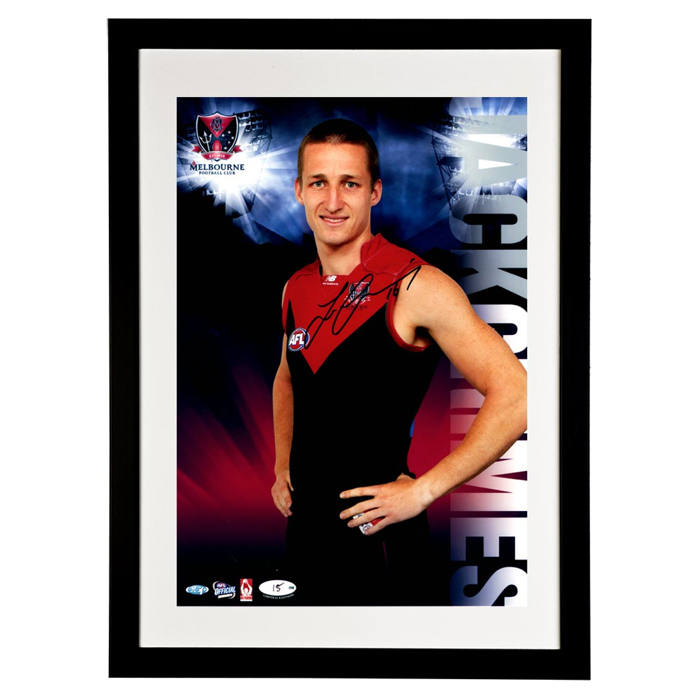 Melbourne Demons – Signed and Framed Hero Shot – Jack Grim...