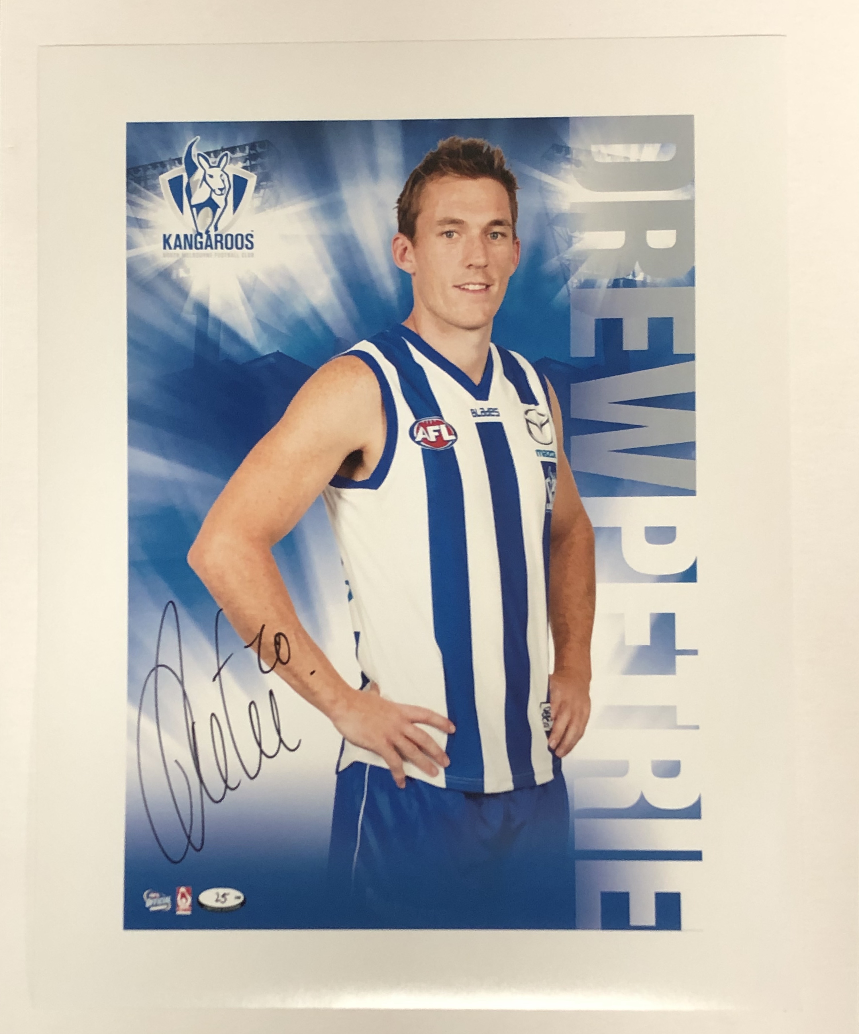 North Melbourne – Signed and Framed Hero Shot – Drew Petri...