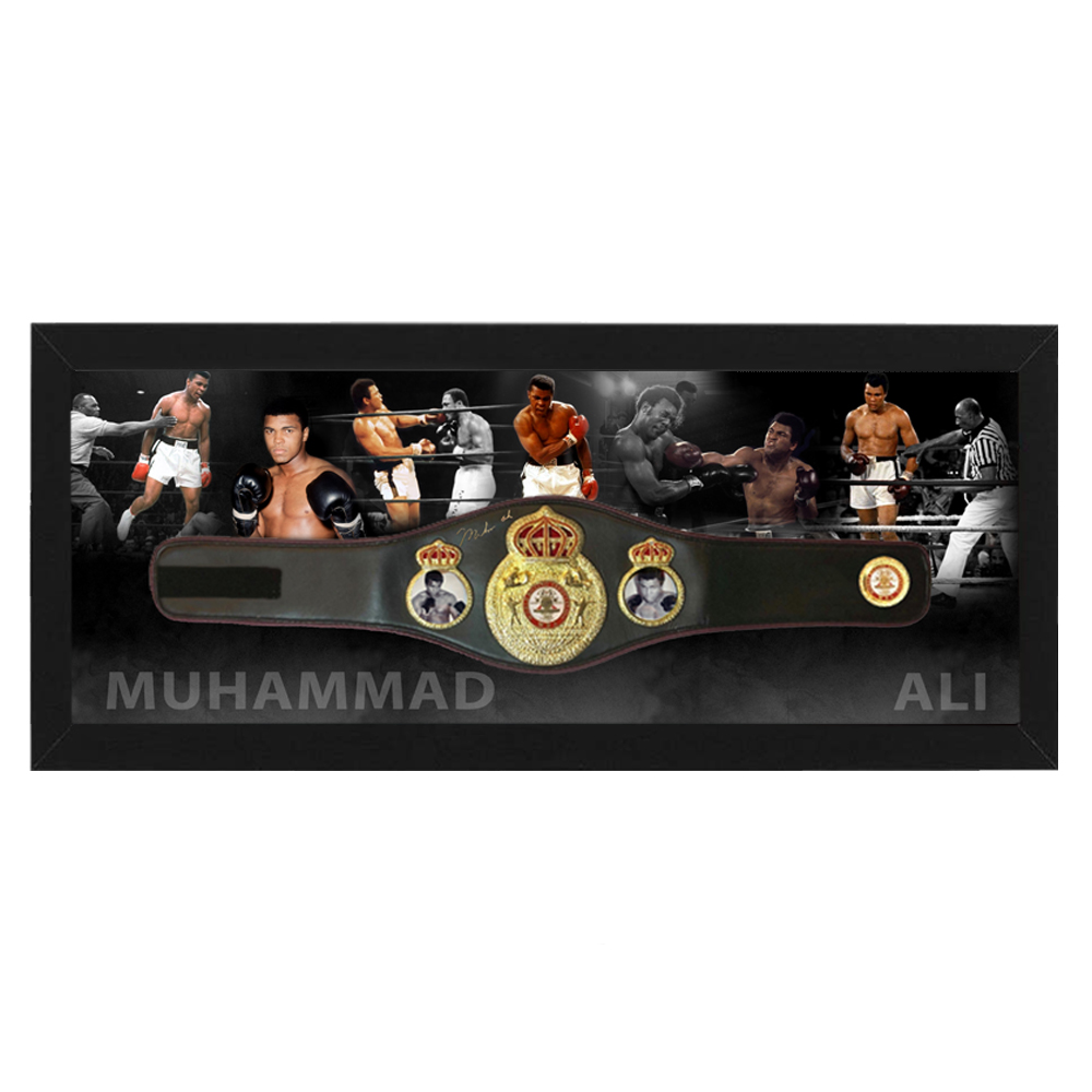 Boxing – Muhammad Ali Signed and Framed Heavyweight WBA Belt