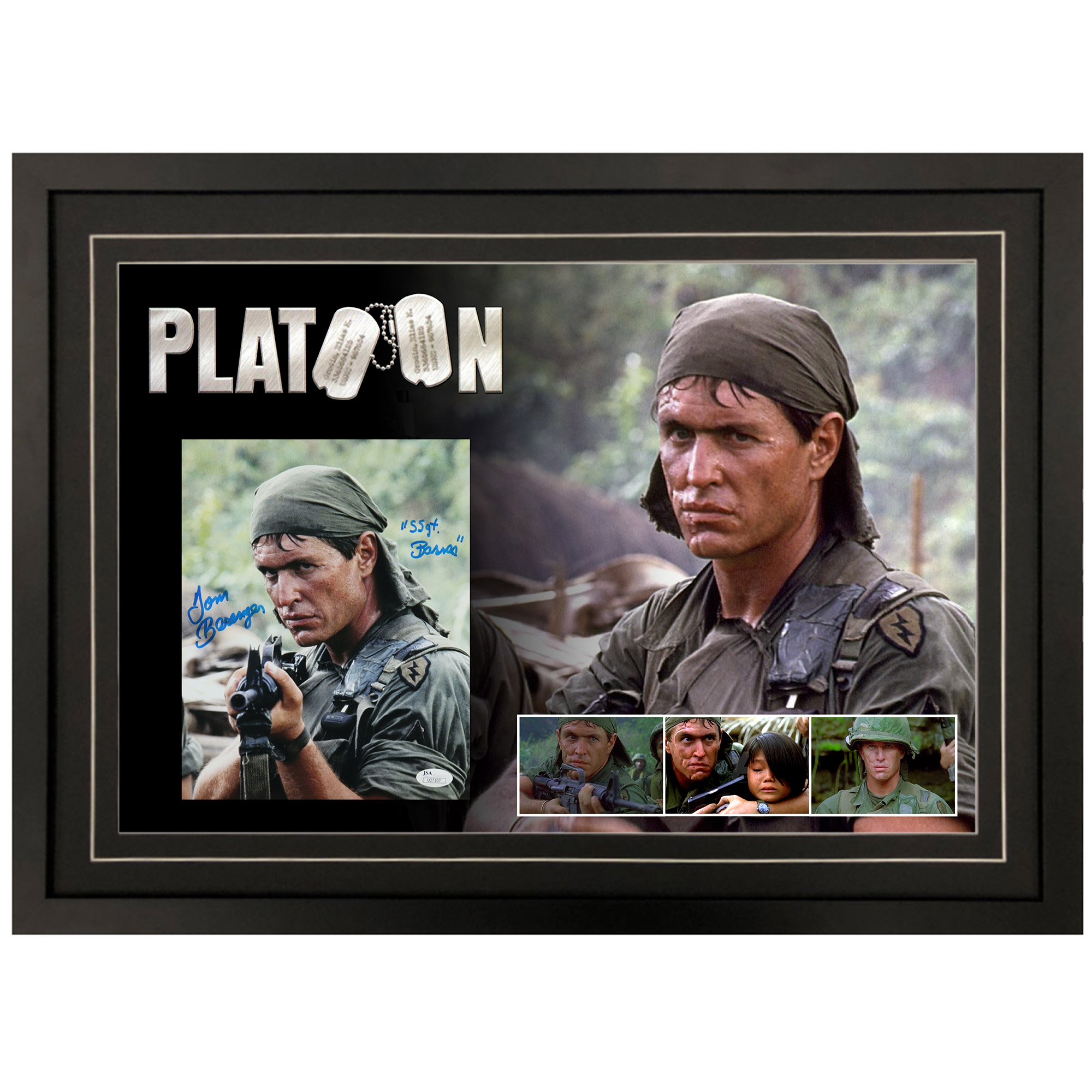 Tom Berenger – “Platoon – Sgt Barnes” Signed &...