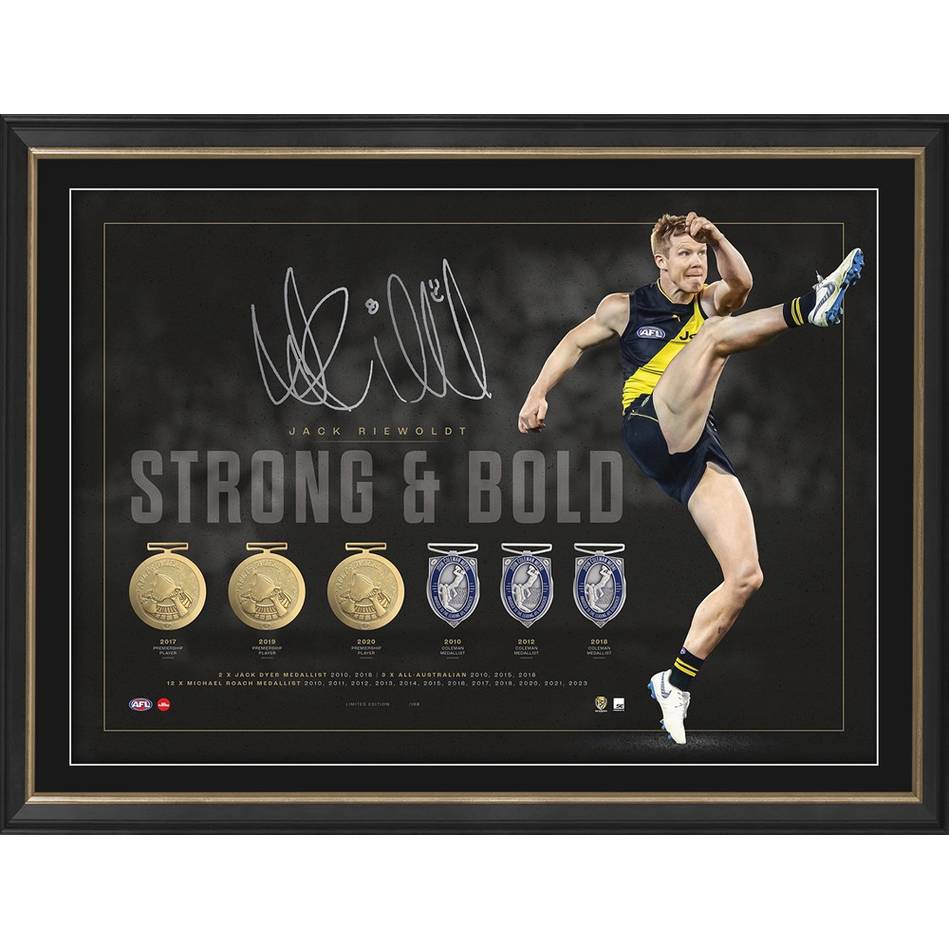 Richmond Tigers – JACK RIEWOLDT RETIREMENT SIGNED LITHOGRAPH