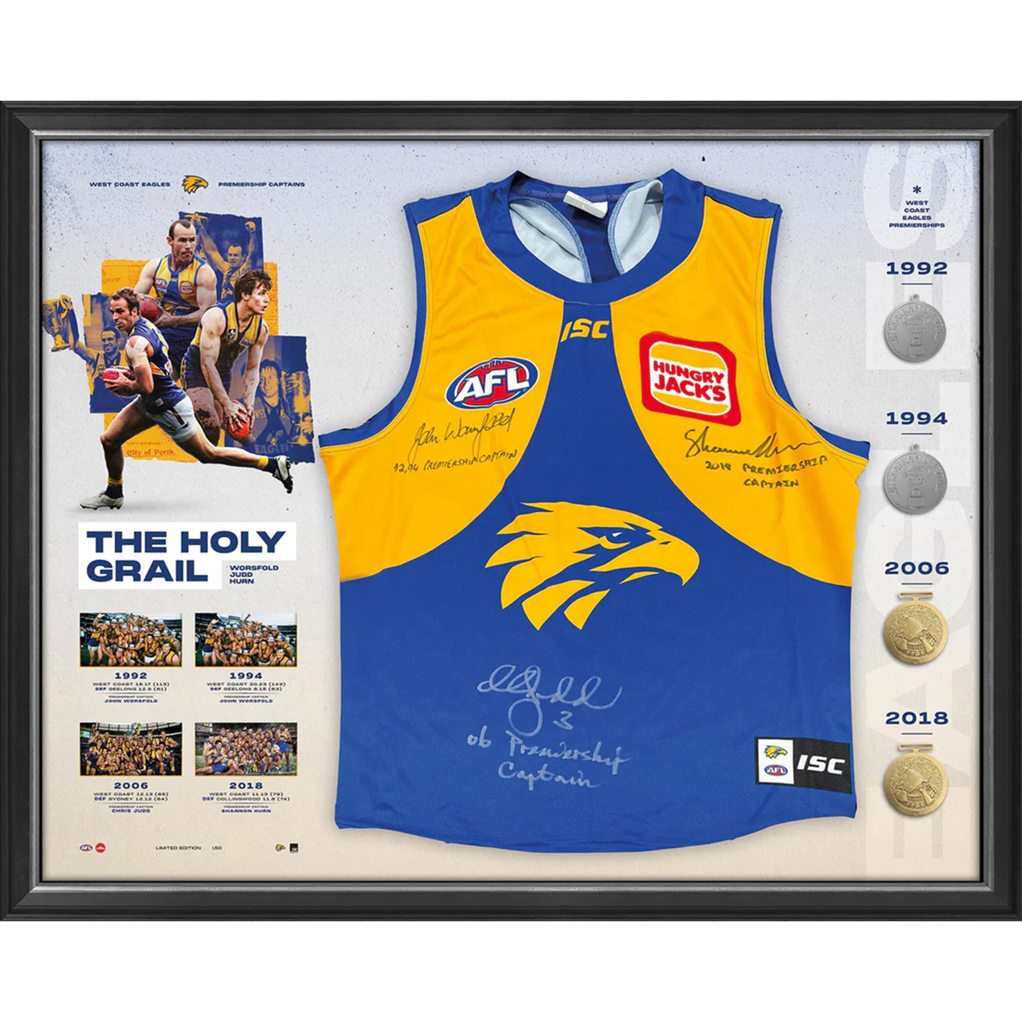 West Coast Eagles – Premiership Captains “The Holy Grail&#...