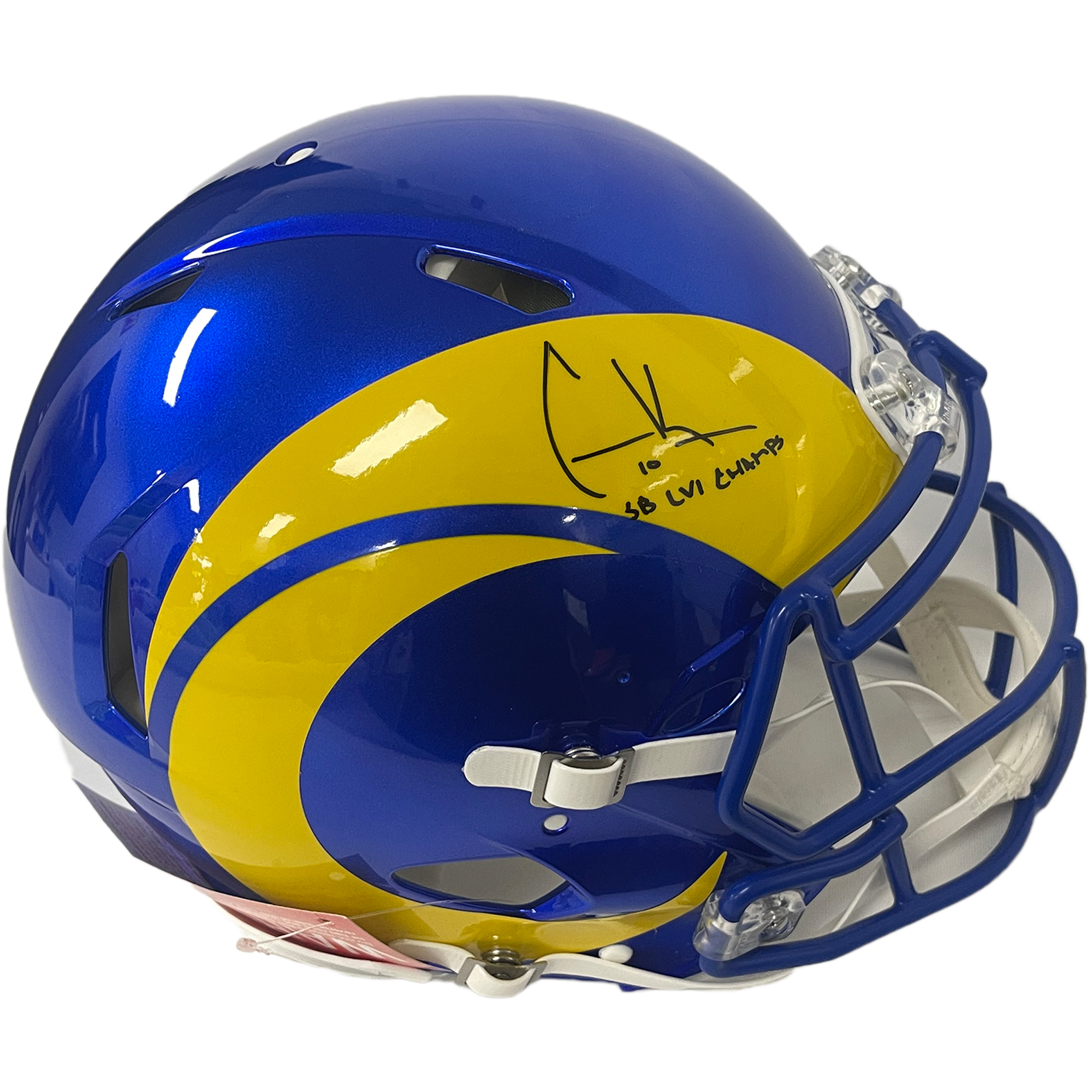 NFL – COOPER KUPP Signed Rams Super Bowl Full-Size Speed Authent...